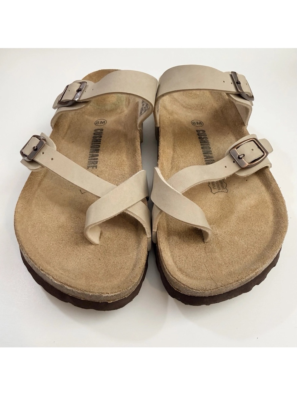 CUSHIONAIRE Women's Strappy Earth Sandals - Picture 5 of 7